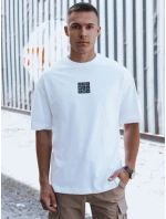 Pánské tričko s potiskem bílé Dstreet model 21975558 - FashionStreet Pánské tričko s potiskem bílé Dstreet model 21975558 - FashionStreet