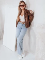 Dámske široké modré džínsy FashionStreet UY2820