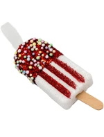 ZMRZLINOVÁ DEKORÁCIA ZÁVESNÁ OZDOBA 3KS BIELA