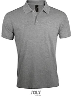 SOL'S Prime Men Pánske polo tričko z hrubej bavlny 25.0571 šedá melírovaná SOL'S Prime Men Pánske polo tričko z hrubej bavlny 25.0571 šedá melírovaná