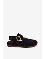 Dámské sandály z přírodního semiše Big Star model 22178980 Černé - Big Star Shoes