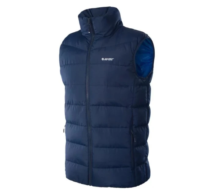 Pánska vesta Sanis M 92800299823 tmavo modrá- Hi-Tec Pánska vesta Sanis M 92800299823 tmavo modrá- Hi-Tec