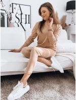 MILIAN tmavě béžová dámská tepláková souprava Dstreet model 21967784 - FashionStreet
