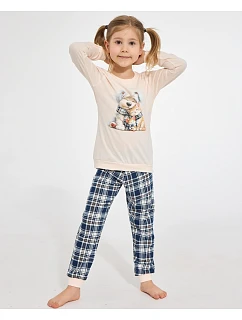 Pyžamo Cornette Kids Girl 594/203 Home Friends, dĺžka rukávov 86–128