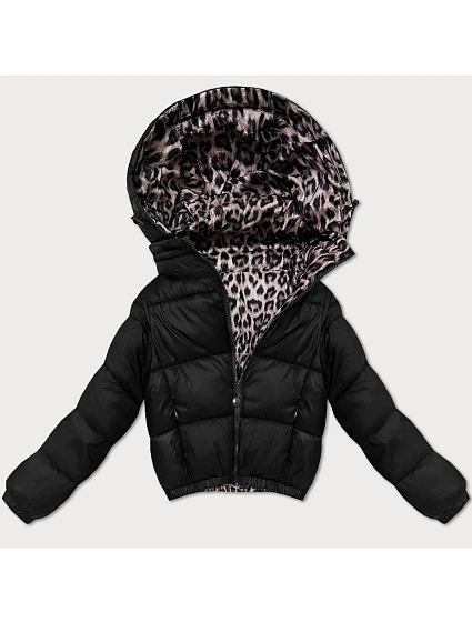 Dámska obojstranná krátka bunda Minority black camouflage (M6-6001-1) Dámska obojstranná krátka bunda Minority black camouflage (M6-6001-1)