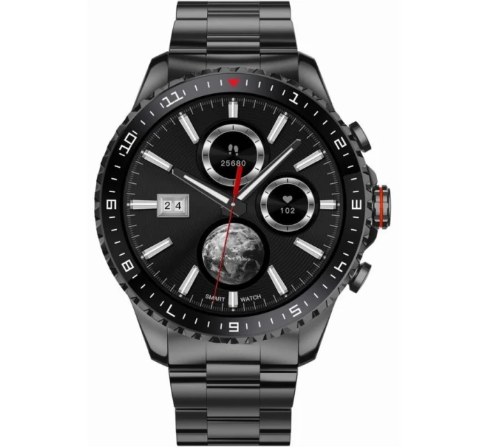 GRAVITY GT16-2 Black / Black Bracelet Pánske inteligentné hodinky GRAVITY GT16-2 Black / Black Bracelet Pánske inteligentné hodinky