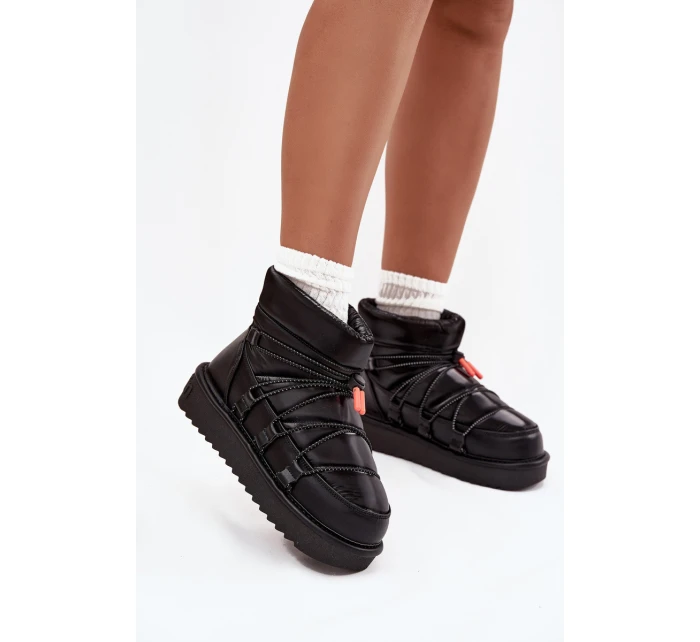 Dámské sněhule na platformě  Černé model 21714117 - D.Franklin