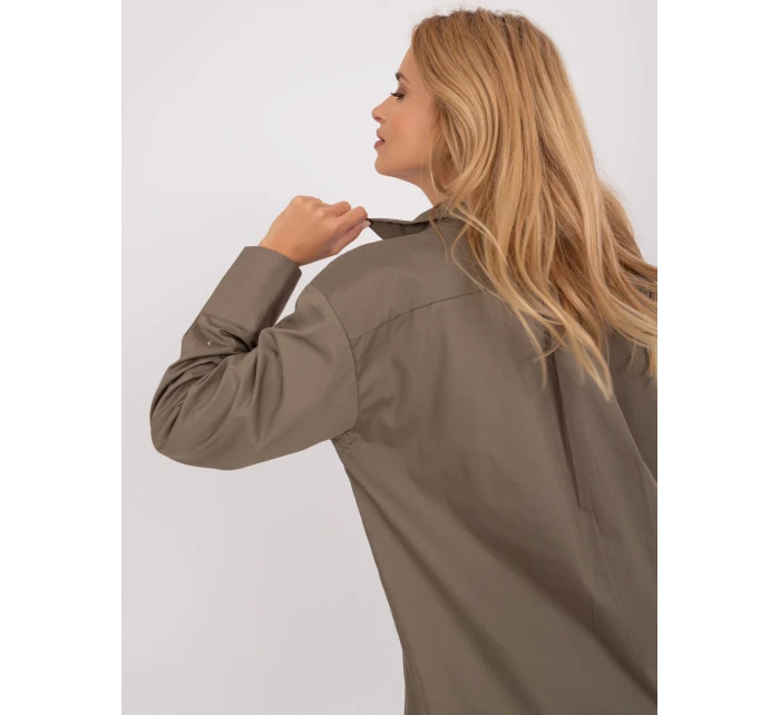 BA KS 0378 košeľa.60 khaki