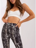 DHJ nohavice SP 13926 7.52P čierna a béžová DHJ nohavice SP 13926 7.52P čierna a béžová