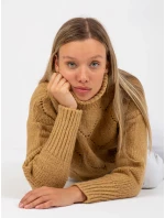 Dámský svetr LC SW model 17650199 velbloudí - FPrice Dámský svetr LC SW model 17650199 velbloudí - FPrice