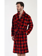 Pánsky župan so šálovým golierom Kocka