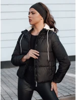 Dámska zimná páperová bunda NORDPUFF s kapucňou čierna FashionStreet TY4616 Dámska zimná páperová bunda NORDPUFF s kapucňou čierna FashionStreet TY4616