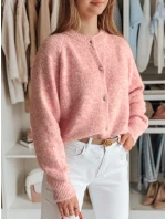 Dámsky oversize sveter SOFTELLS pink FashionStreet MY2471