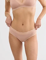 Dámske nohavičky GO Blush Hipster 2P Cameo Brown, hnedé - SLOGGI