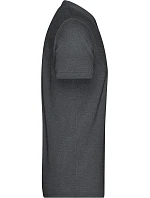 JN Pánské tričko s výstřihem do V 02.0 black melange model 22494632 - Daiber JN Pánské tričko s výstřihem do V 02.0 black melange model 22494632 - Daiber