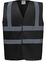 Bezpečnostná vesta Yoko HVW 100 Hi-Vis 79.W100 čierna Bezpečnostná vesta Yoko HVW 100 Hi-Vis 79.W100 čierna