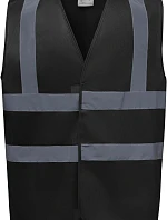 Bezpečnostná vesta Yoko HVW 100 Hi-Vis 79.W100 čierna
