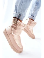 Damskie Śniegowce Big Star II274121 Beżowe Damskie Śniegowce Big Star II274121 Beżowe