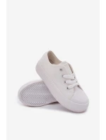 Trampki Dziecięce Sznurowane Big Star RR374009 Białe