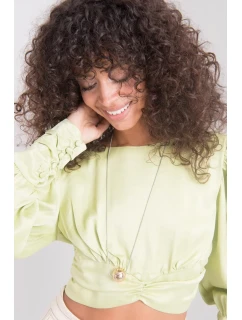 Bluzka 15578 limonkowy