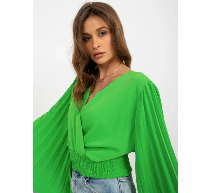 Blúzka DHJ BZ 16503.30x svetlo zelená