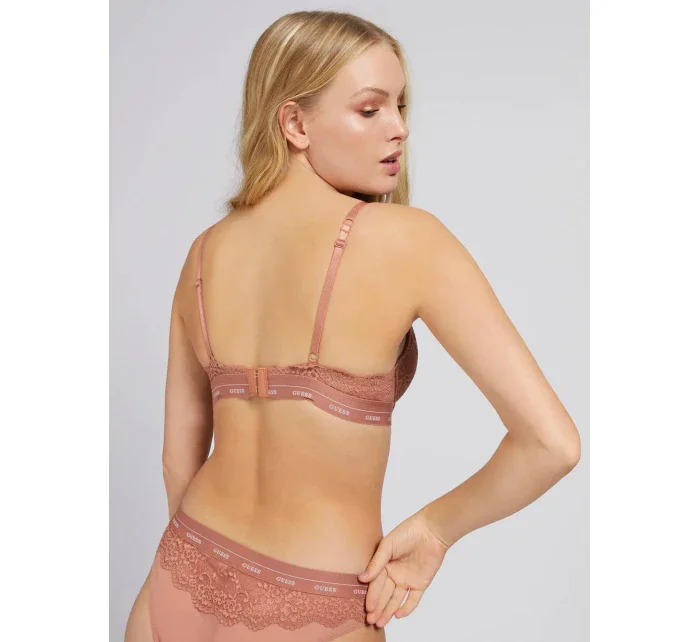 Podprsenka s kosticou O0BC02PZ01C - wapkou - Škoricová - Guess