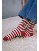 Pruhované detské ponožky s medvedíkom 1184.061