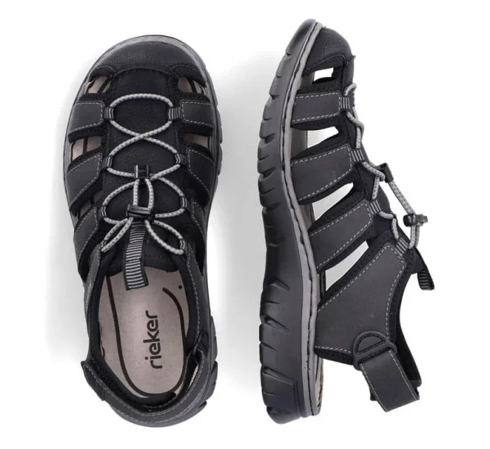 Zabudované sandále Rieker M 26770-00 RKR584 Zabudované sandále Rieker M 26770-00 RKR584