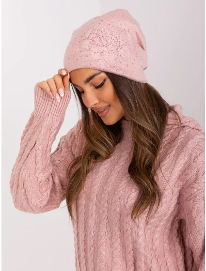 Czapka AT CZ model 19001801 jasny różowy - FPrice