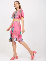 Šaty DHJ SK model 17445512 růžová - FPrice Šaty DHJ SK model 17445512 růžová - FPrice