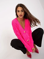 Dámsky sveter LC SW 803 fluo ružový