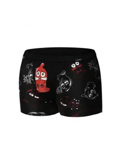 Boxerky gumové 280/221 čierne - Cornette