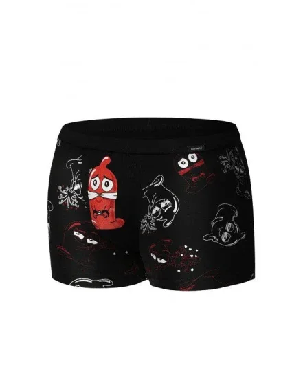 Boxerky gumové model 18012973 černé - Cornette