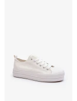 Dámské látkové tenisky bílé Staneva Dámské látkové tenisky bílé Staneva