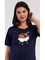 Dámská noční košile mateřská Méďa na model 21417120 - Vienetta Dámská noční košile mateřská Méďa na model 21417120 - Vienetta