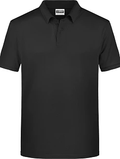 Pánské piqué polo z bio bavlny 02. black model 22437772 - Daiber