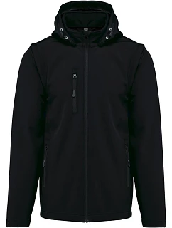K 422 Unisex 3vrstvá softshellová bunda s kapucí model 22509008 black - Kariban