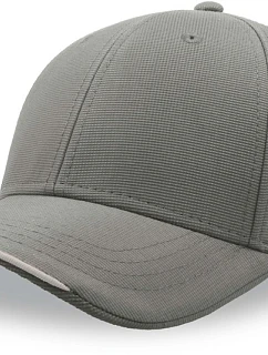 Atlantis Headwear Estoril-S 6-panelová čiapka s kšiltom 33.0230 sivá
