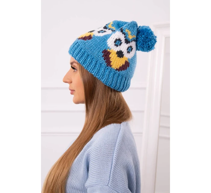 Dámska čiapka Owl K340 tyrkysová Dámska čiapka Owl K340 tyrkysová
