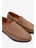 Pánské mokasíny z přírodního semiše Big Star Béžové