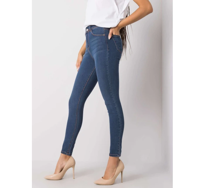 Džínový kalhoty 319 SP model 15091477 tmavě modrá - FPrice Džínový kalhoty 319 SP model 15091477 tmavě modrá - FPrice