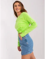 Bluzka RV BZ model 18714318 limonkowy - FPrice Bluzka RV BZ model 18714318 limonkowy - FPrice