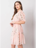 Dámské květované šaty LK SK model 21264587 Pudr růžová Lakerta - FPrice