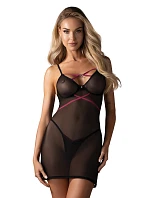 Dámska sexy košieľka Novenes Chemise black - Obsessive