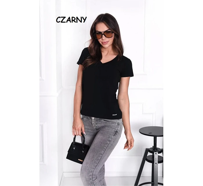 Dámske tričko s krátkym rukávom Serek brown - Off Pink