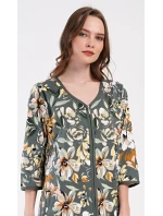 Dámske domáce šaty s trojštvrťovými rukávmi Marie Dámske domáce šaty s trojštvrťovými rukávmi Marie