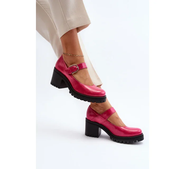 Lodičky na podpätku model 193922 Krok v štýle Lodičky na podpätku model 193922 Krok v štýle