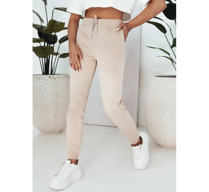 Dámské krémové tepláky Dstreet model 21975334 - FashionStreet