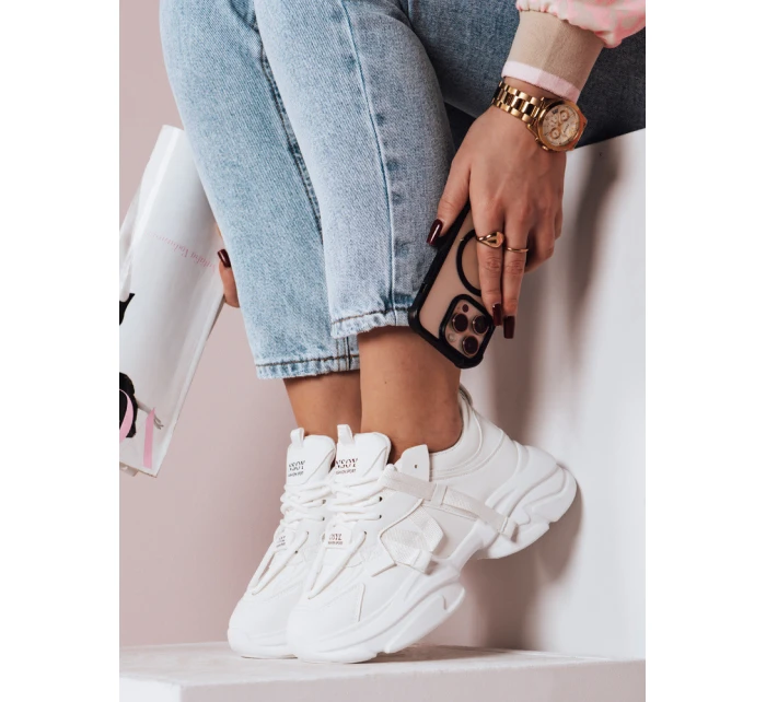 Dámske tenisky na platforme VISTARUN white FashionStreet ZY0652