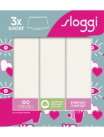sloggi GO Crush Short C3P - WHITE - SLOGGI WHITE - SLOGGI sloggi GO Crush Short C3P - WHITE - SLOGGI WHITE - SLOGGI